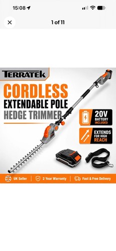 Terratek cordless hedge - terratek,