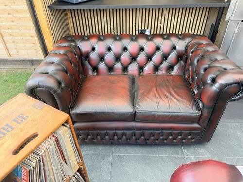 Vintage oxblood leather - oxblood,