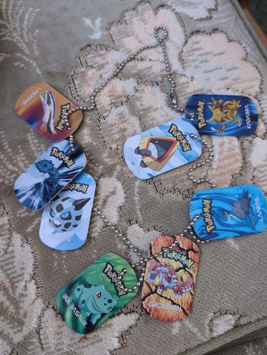 Pokémon tags with chain - with,