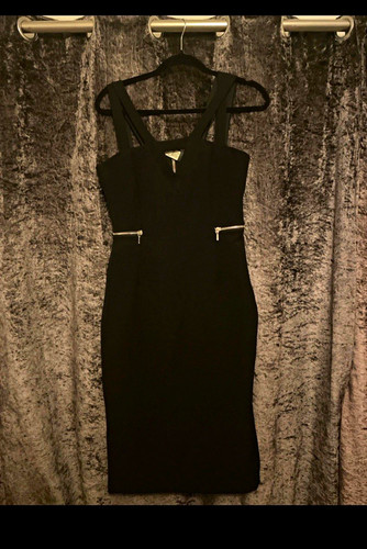 River island black bodycon - river,