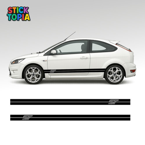 Ford focus side stripes - st,