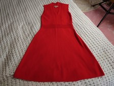 Belle Vere Notte Red Dess UK Size 10 a line skater style