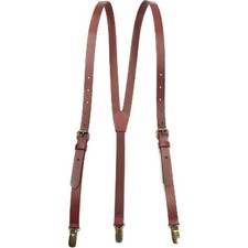 Vintage Red Brown Leather