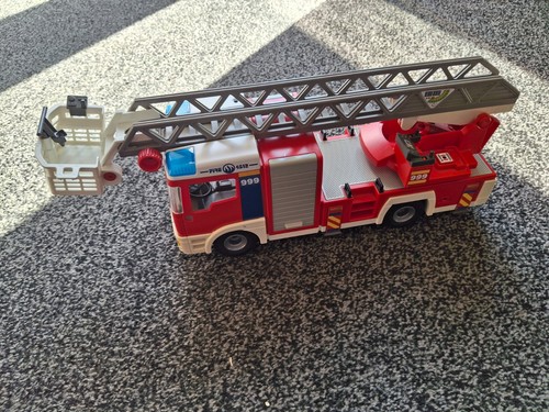 Play mobil fire engine toy - play,