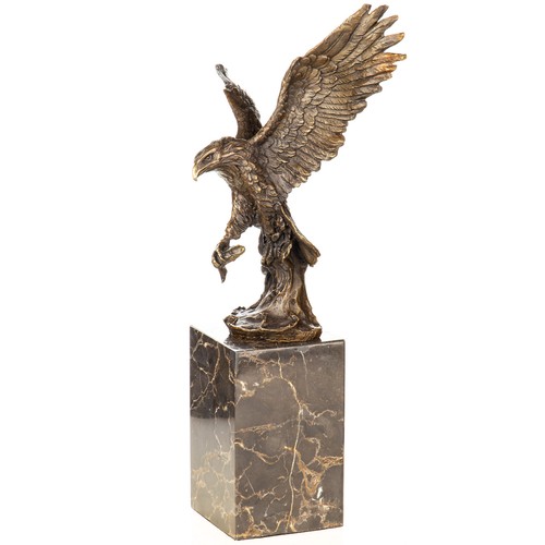 Bronze sculpture eagle - of,