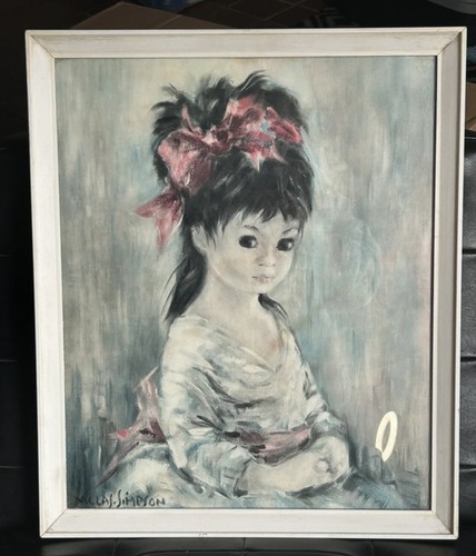 Dallas simpson framed girl - simpson,