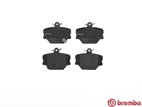 Front brake pad set fits - brake,