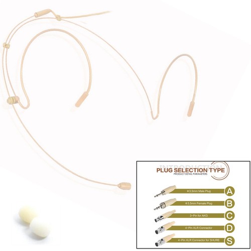 Double earhook headset mic - double, earhook-headset