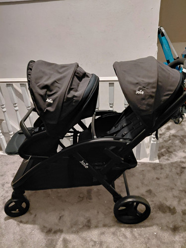 Joie double pushchair black - joie,