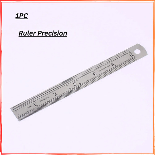 Stainless steel metal ruler - steel,
