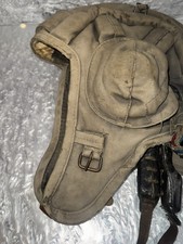 GENUINE POLISH  ARMED FORCES SUMMER/WINTER TANK DRIVERS HELMET USED