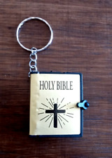 MINIATURE HOLY BIBLE KEYRING