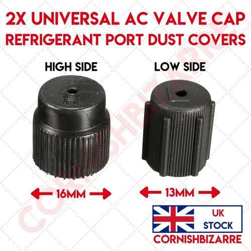 R134a car valve caps - 2x,