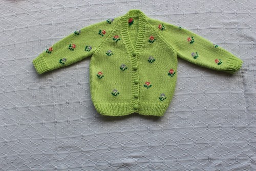 Hand knitted baby clothes - baby,