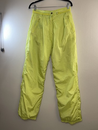Vintage neon lime crinkle - vintage,