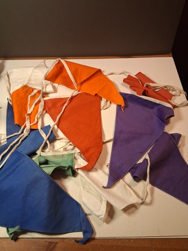 Vintage bunting stitched - vintage,