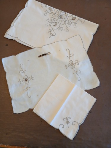 Vintage table linen set - , indian