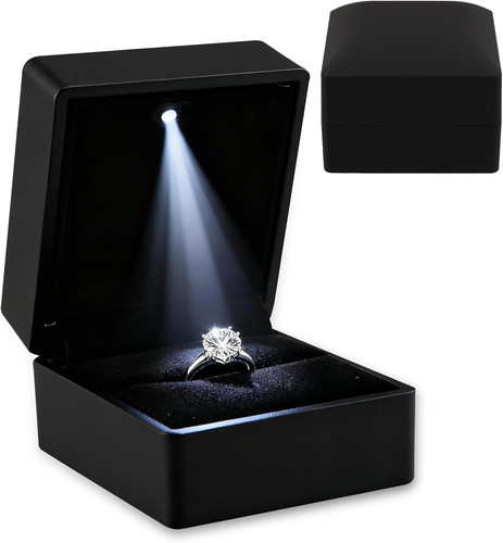 Ring box with - ring,