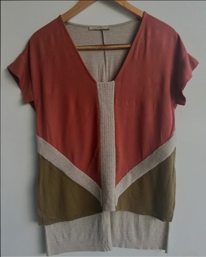 Zara colourblock neck short - colourblock,