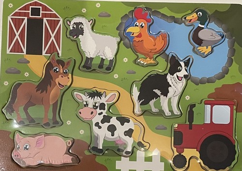 Chunky wooden animal puzzle - chunky,
