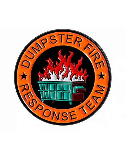 Dumpster fire response team - dumpster,