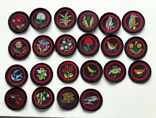 Guides cloth patch set - patch, bird
