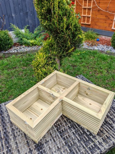 Wooden planter garden - wooden,