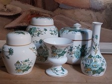 Lovely set of 5 Crown Staffordshire Kowloon pattern fine bone china pieces