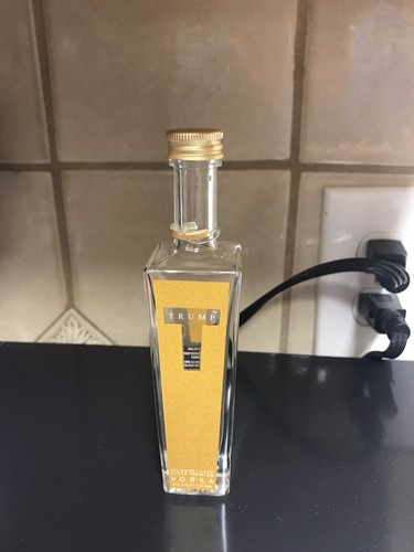 Trump vodka 50ml empty bottle - vodka,