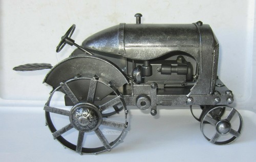 New metal tractor decorative - metal,