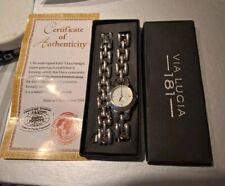 Via Lucia Ladies Watch And Bracelet Set Bnwot