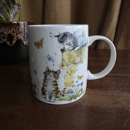 Flame homeware cat kitten mug - cat,
