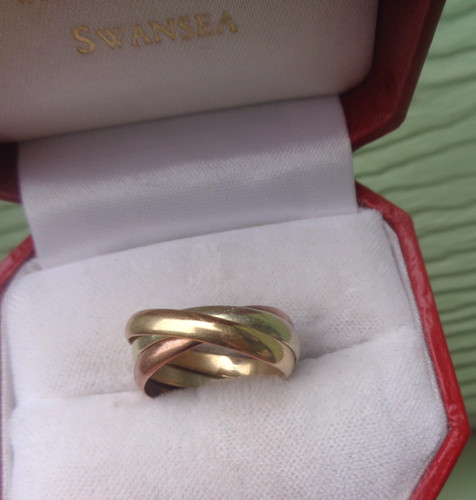 Gold wedding ring - wedding,