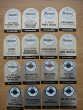 Warsteiner beer labels - warsteiner,