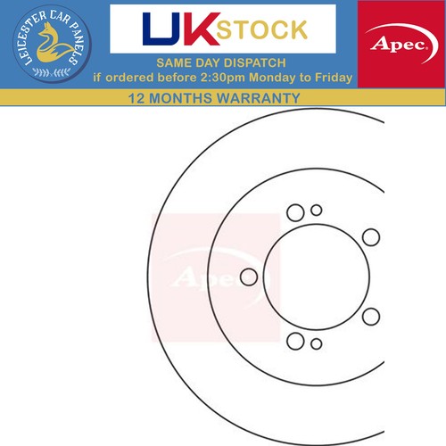 Apec brake disc for - brake, mitsubishi