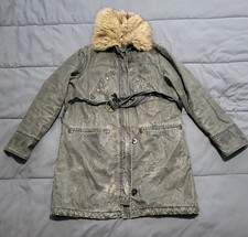 Whistles Green Wax Denim