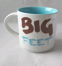 Jamie Oliver Mug Big Feet Big Shoes Bottoms Up Quirky Cup Cheeky 