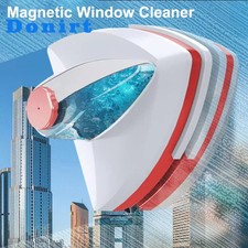 Magnetic Window Cleaner One Side Glass Cleaning Brush Home Window Wiper Tool UK