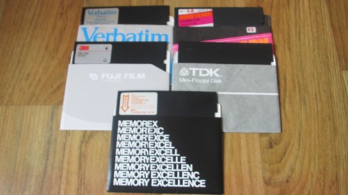 25 floppy disks 5x - 5,