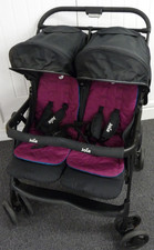 JOIE Aire Twin Double Buggy Stroller Pushchair Pink/Blue Double Seats VGC  #W6