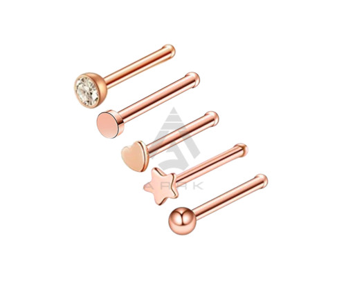 Nose stud straight - stud, shape