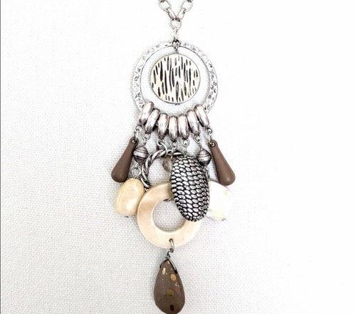 Long fringe pendant - long,