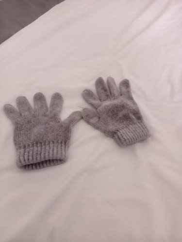 Thick grey gloves winter women - thick,