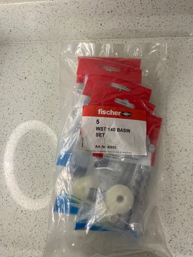 Wall mounted basin fixing kit - mounted,