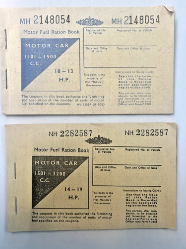 Ww2 motor fuel - motor, ration