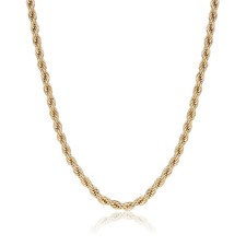 Women 9ct Gold Classic Rope