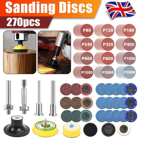 270pcs 50mm sanding discs - 270pcs,