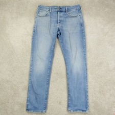 G-Star Raw Jeans Mens Waist 36 Leg 29 3301 Tapered Fit Blue Denim Y2K Streetwear