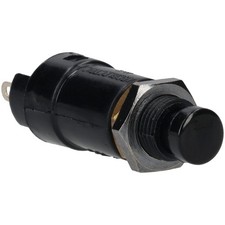 Bulgin 1mm black spst no - black, spst-no