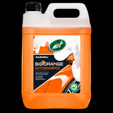 Turtle Wax Big Orange Car Shampoo Cleans with Streak-Free Finish 5 Litr